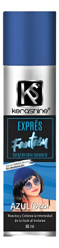 Kerashine Tinte Temporal Exprés Fantasy Azul Queen 80 Ml