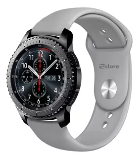 Correa Compatible Samsung Galaxy Gear S3 Frontier Gris 22m