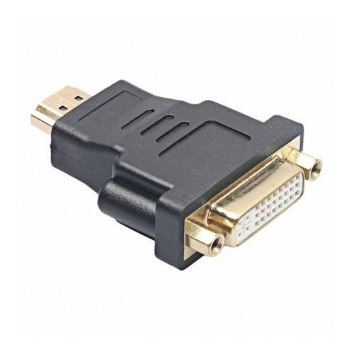 Adaptador De Vídeo Hdmi Macho Para Dvi I Dual Link Femea