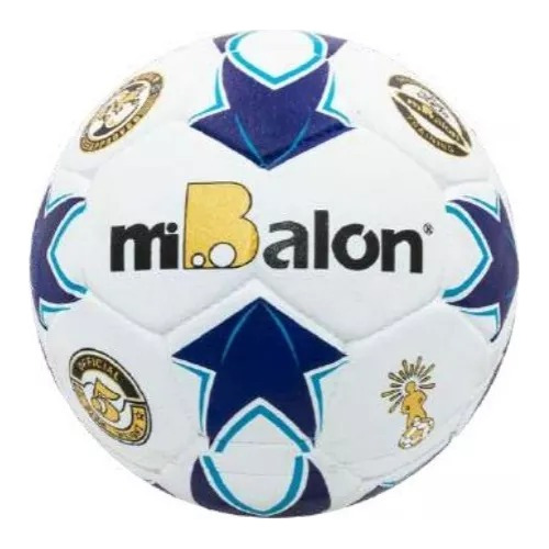 Pelota Walon Mibalón Fútbol #5 Modelo Cosido Azul