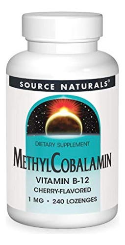 Source Naturals Methylcobalamin Vitmain B-12 Cherry-flavored