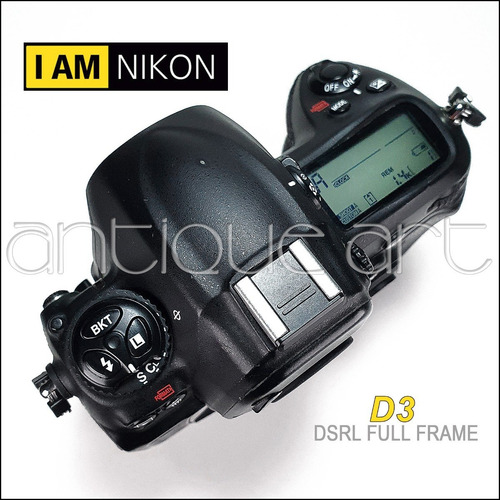 A64 Nikon Camera D3 Fx Full Frame Battery Charger Card Cf (Usado)
