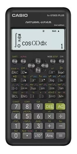 Calculadora Cientifica Casio Fx-570esplus-2 Oficina-facultad Color Negro