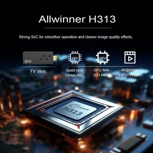 Tv Box Stick Android Tv Bluetooth Control Con Voz