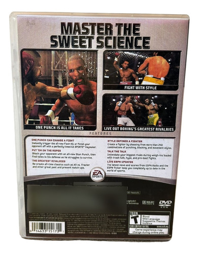 Fight Night Round 3 Ps2 Capa+pôster+disco Play 2