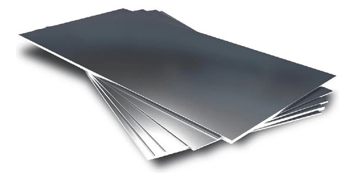 Chapa Churrasqueira 25x15cm 0,8mm Aço Inox Placas Sob Medida
