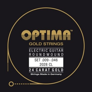 Set Cuerdas Guitarra  Eléctrica Óptima Gold 2028 Cl