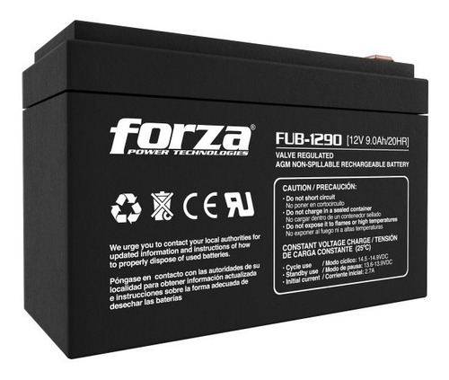 Bateria Forza 12v/9 Amp