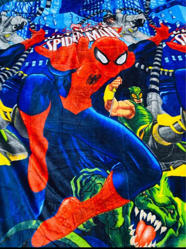 Frazada Mantas De Invierno Niños Disney Spiderman Dosplazas