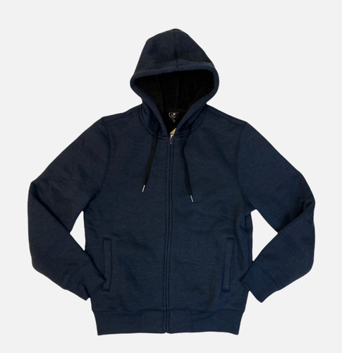 Sudadera Tipo Hoodie Sherpa Lined Members Mark Hombre