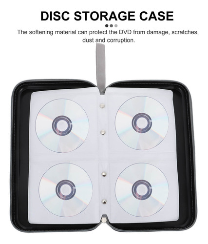 Estuche Grande Para Cd, Bolsa De Almacenamiento De Cd Y Dvd