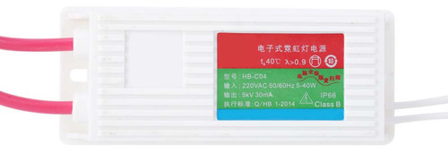 Transformador Electrónico De Neón De 5 Kvac, 30 Ma, Carga De