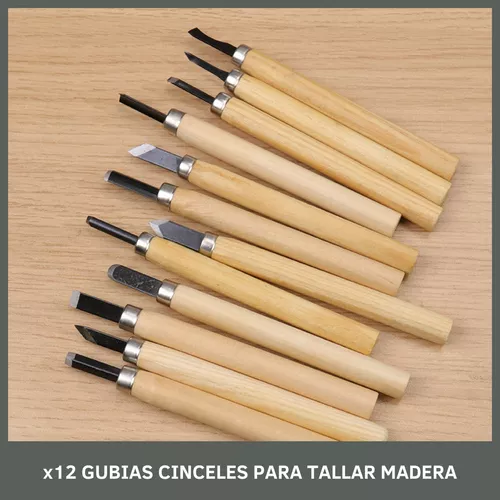 Gubias Para Madera x 12 Unidades