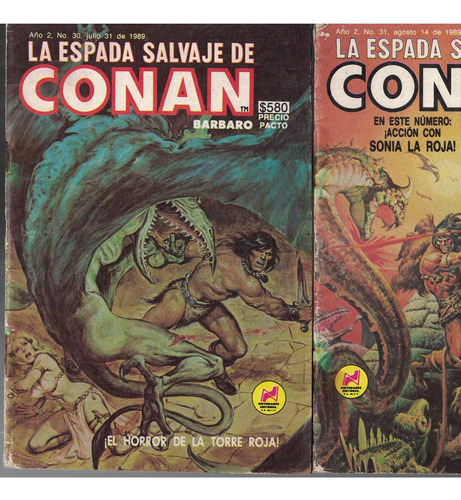 Comics (6) La Espada Salvaje De Conan No.30,31,33,47,48/49