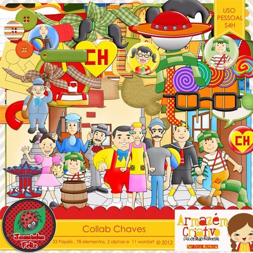 Kit Imprimible Chavo Del 8 Imagenes Clipart Cod779