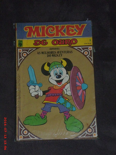 Mickey De Ouro N° 1 - Editora Abril