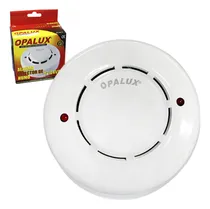 Comprar Detector De Humo Con Conexion Alarma Contra Incendios Opalux Color Blanco