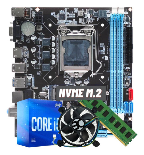 Kit Upgrade Gamer Placa Mãe Lga1155 I5 8gb Ddr3 Gigalan M2