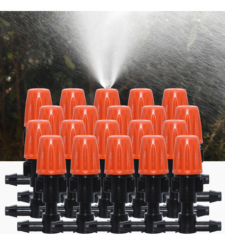 Kit 10 Bico Aspersor Nebulizador Névoa Núvem Irrigador