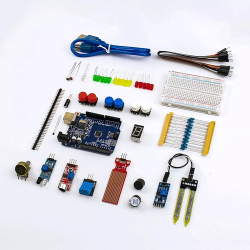Kit Básico Para Arduino Uno Placa De Desenvolvimento