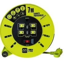 Comprar Extension Con Carrete Uso Rudo 7 Mt Usb Industrial,residenci