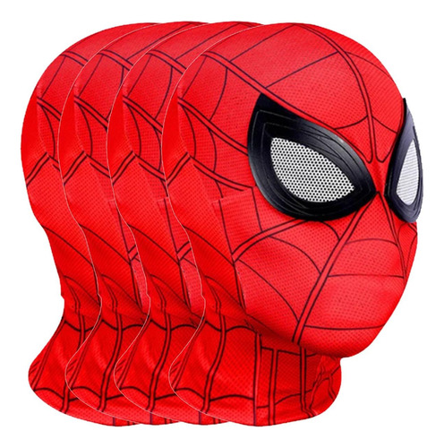 Máscaras De Spiderman, Mxids-004, 4pzas, 59cm Ø, Poliéster,
