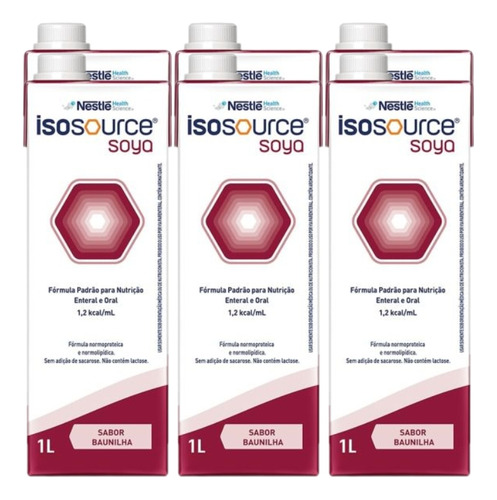 Kit 8 Isosource Soya Nestlé