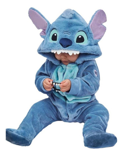 Pijama Lilo Y Stitch Con Capucha Disney Bebé Unisex