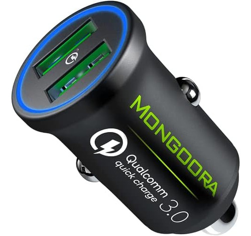 Adaptador De Cargador De Automovil De Metal Portatil 3 0 Con