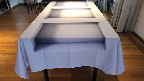 Mantel De Mesa Visual Effects Rectangular 2 X 1,40 M En Caja