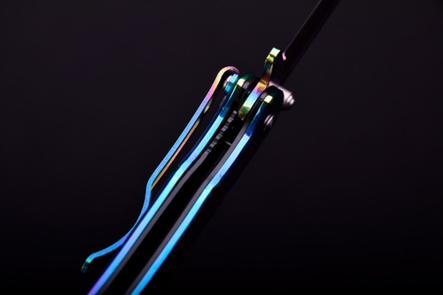 Imagen 10 de 10 de Cuchillo Navaja Rainbow Tornasolada Tac Force Speedster
