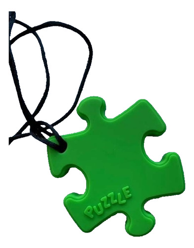 Collar Mordillo Puzzle Niños Ansiedad Oral Autismo