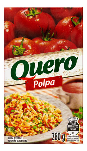 Polpa de Tomate Quero Caixa 260g