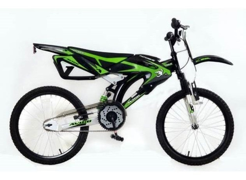 Bicicleta Kawasaki Rodado 20 Motobike