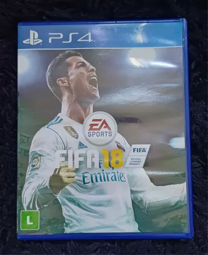 JOGO PS4 FIFA 18 MÍDIA FÍSICA SEMI NOVO USADO