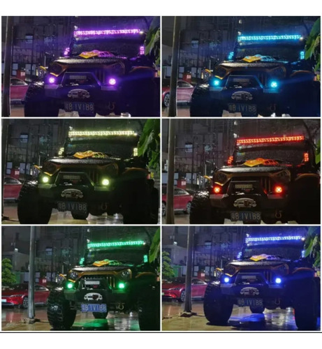 Barra Led Aurora Rgb D6 Ultra Spot 40 PuLG Can Am 4x4 Atv