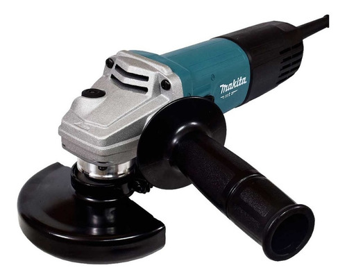 Esmerilhadeira angular Makita MT M9510B azul-turquesa e preta 850 W 220 V