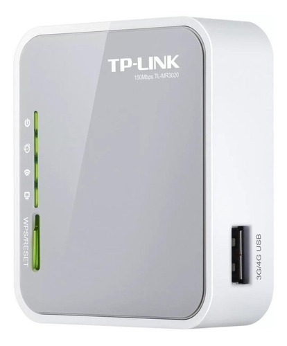 Imagen 1 de 2 de Router Tp-link Tl-mr3020 Portatil 3g 4g Wisp Wifi Red 