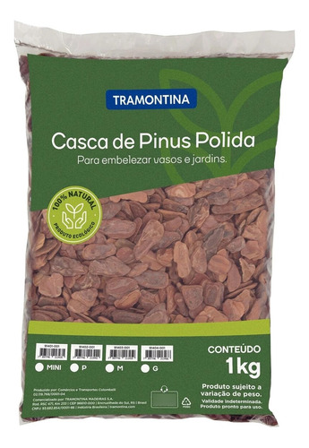 Casca De Pinus Polida P Tramontina 1kg