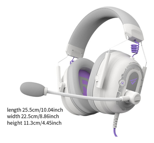 Auriculares Auriculares Para Juegos Con Cable Para Pc Clear