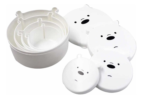 E Set Contenedor Comida 4 Piezas Osos Escandalosos