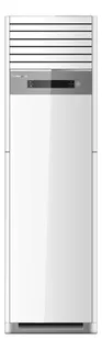 Torre de conductos Air Cond Split, 42000 BTU, caliente y fría, 380 V, color blanco, 220 V/380 V