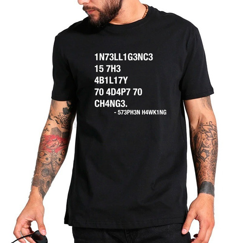 Camiseta Inteligencia Stephen Hawking