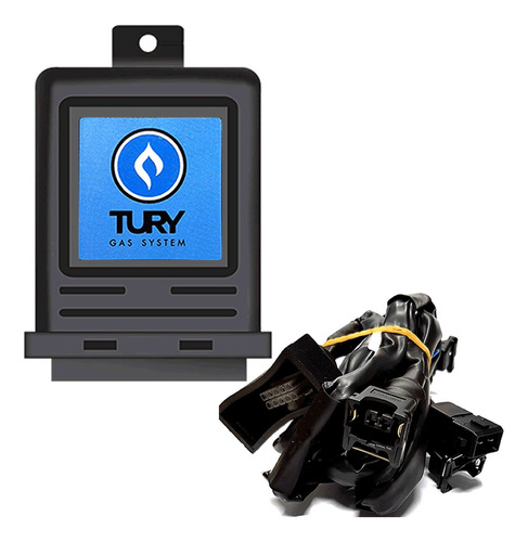 Imagem 1 de 5 de Emulador 4 Bicos Com Simulador De Sonda Lambda Tury Gas T53a