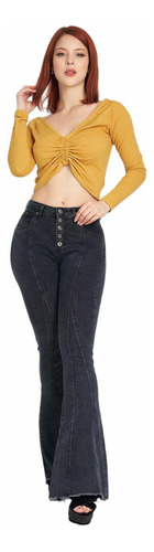 Jeans Pata Elefante Push Up 078