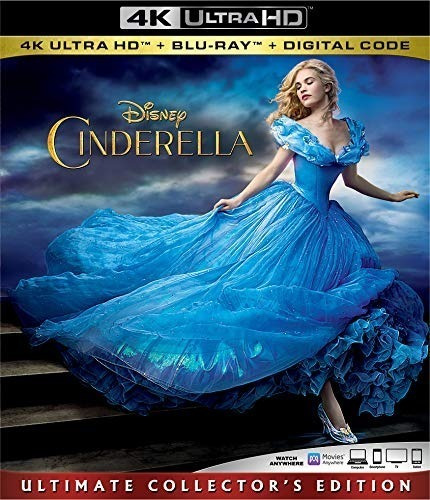 La Cenicienta Cinderella 2015 Pelicula 4k Ultra Hd + Blu-ray