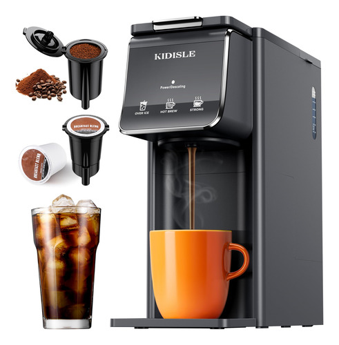 Kidisle Cafetera Caliente Y Helada Cafetera K Cup Compatible