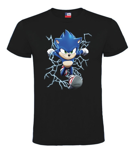 Polera Sonic Running Niñ@ Y Adulto