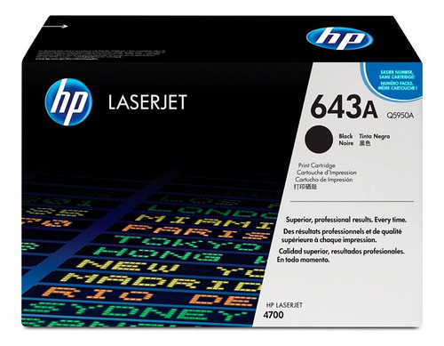 Toner Hp Q5950a (643a) 11000 Páginas | Original