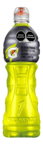 8 Pzas Bebida Gatorade Sabor Lima Limón 1 L